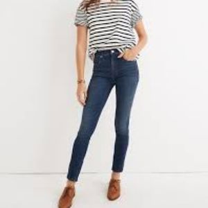 Madewell 10 inch High Rise Skinny Jeans